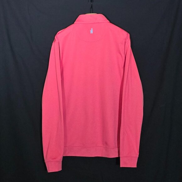 Johnnie-O Prep Performance 1/4 Zip Pullover - Coral - Sz M* - Picture 4 of 4